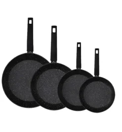 ZWIEGER FORTE Komplet Patelnia aluminiowa 20, 24, 26, 28 cm / powłoka granitowa PFLUON / indukcja