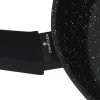 ZWIEGER FORTE Komplet patelnia aluminiowa 28 cm / powłoka granitowa PFLUON + pokrywka silikonowa