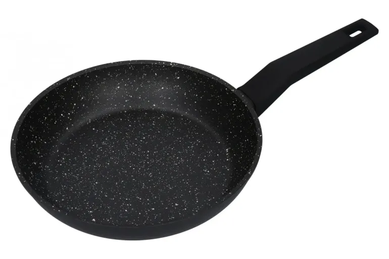 ZWIEGER FORTE Komplet patelnia aluminiowa 28 cm / powłoka granitowa PFLUON + pokrywka