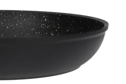 ZWIEGER FORTE Komplet patelnia aluminiowa 28 cm / powłoka granitowa PFLUON + pokrywka