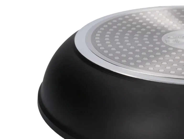 ZWIEGER FORTE Komplet Patelnia aluminiowa 20, 24, 28 cm / powłoka granitowa PFLUON / indukcja