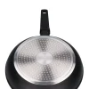 ZWIEGER FORTE Komplet patelnia aluminiowa 20 cm / powłoka granitowa PFLUON + pokrywka silikonowa