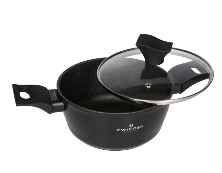 ZWIEGER GABRO ALU Garnek z pokrywką 22 cm / 3,2 L / aluminium / powłoka ceramiczna