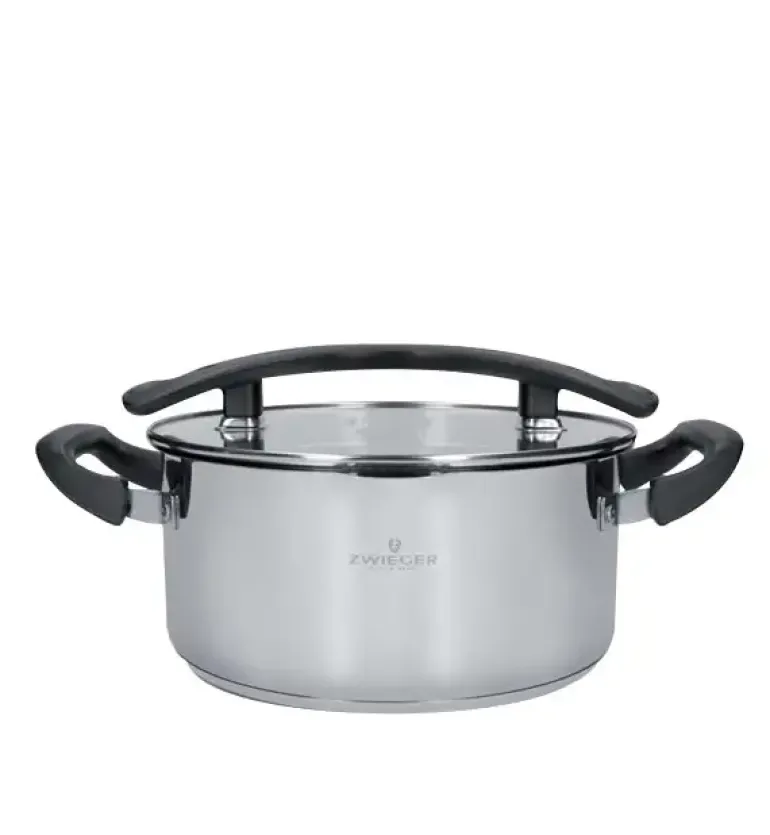 ZWIEGER GABRO Garnek z pokrywką do odcedzania 24 cm / 5 L / Stal nierdzewna