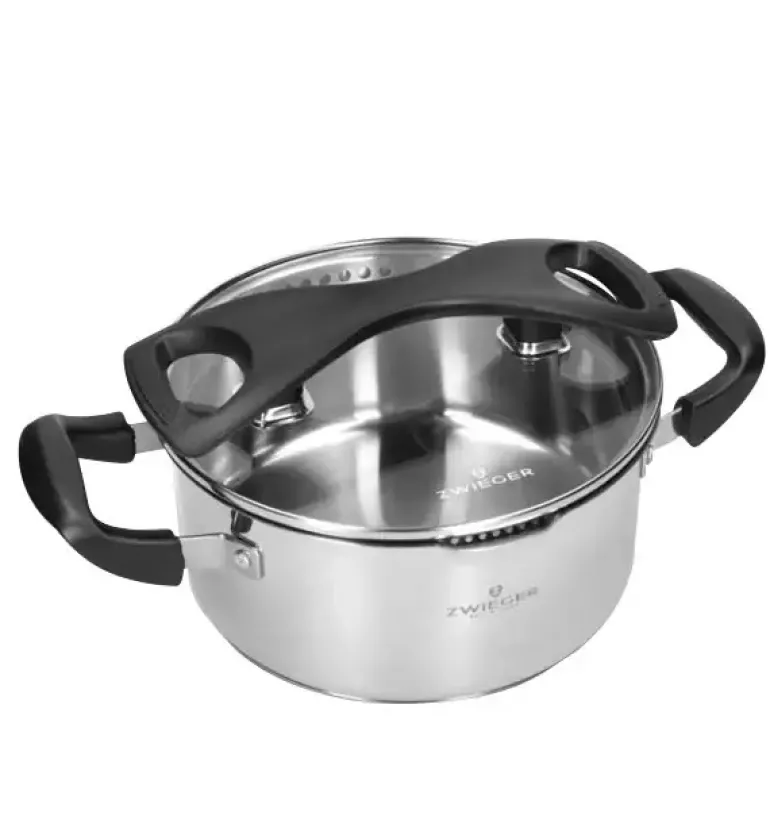 ZWIEGER GABRO Garnek z pokrywką do odcedzania 24 cm / 5 L / Stal nierdzewna
