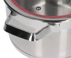 ZWIEGER KLASSIKER Komplet garnków z pokrywkami 11 el / stal nierdzewna SS 304 + Patelnie Obsidian 24, 28 cm