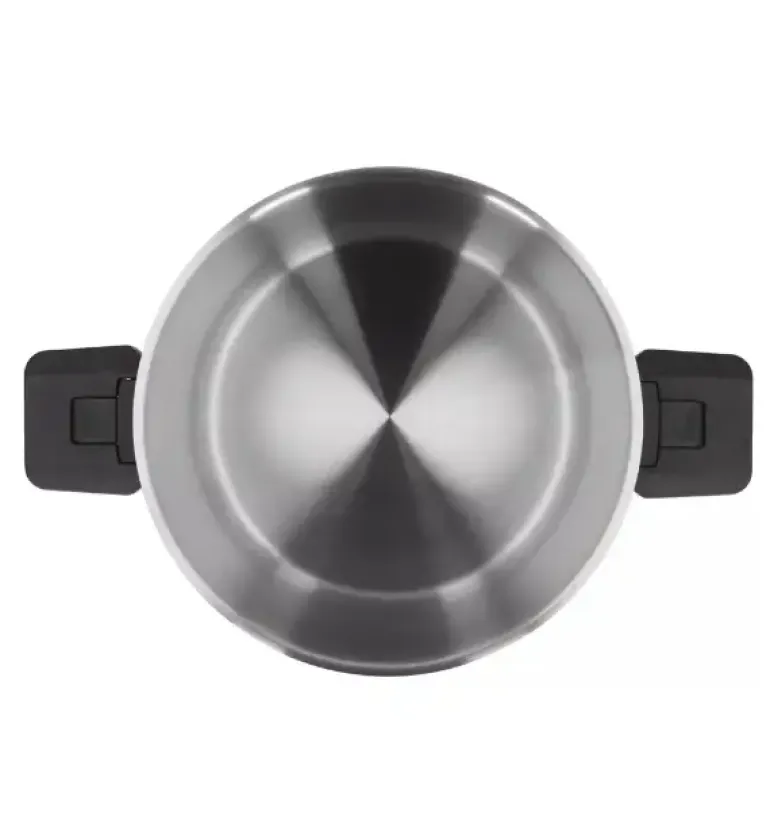 ZWIEGER KOMPACT BLACK Komplet 3 garnków z pokrywkami / stal nierdzewna