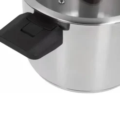 ZWIEGER KOMPACT BLACK Komplet 3 garnków z pokrywkami / stal nierdzewna