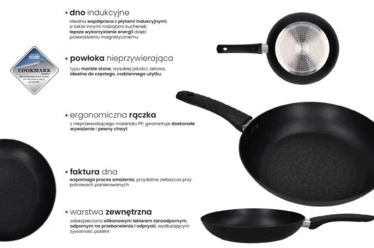 ZWIEGER LOVRO Patelnia naleśnikowa 26 cm | aluminium | powłoka PFLUON indukcja