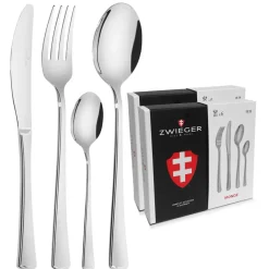 ZWIEGER MONDE Sztućce Komplet 48 elementów dla 12 osób - stal 18/10