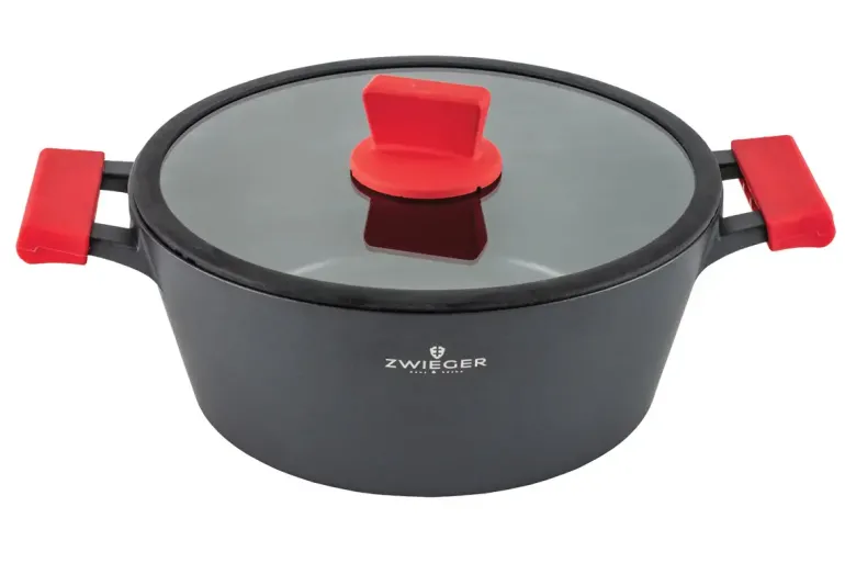 ZWIEGER OBSIDIAN Garnek z pokrywką 5,5 l / 28 cm GREBLON