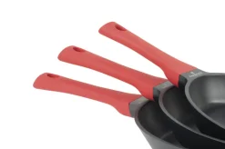 ZWIEGER OBSIDIAN Komplet garnków z pokrywkami 6 el + patelnie Zwieger Obsidian 20, 28 cm + grillowa 28 cm