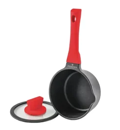 ZWIEGER OBSIDIAN Komplet Garnki 6 el z pokrywkami 5,5l/ 3,5l/ 2l +garnki luz +patelnia 20, 24, 28 cm / GREBLON
