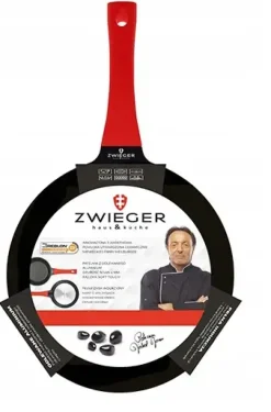 ZWIEGER OBSIDIAN Komplet garnków z pokrywkami 6 el + patelnie Zwieger Obsidian 24, 28 cm