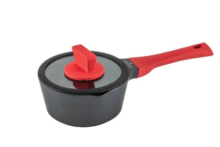 ZWIEGER OBSIDIAN Komplet garnków z pokrywkami 1l, 3l, 5l/ GREBLON C3+