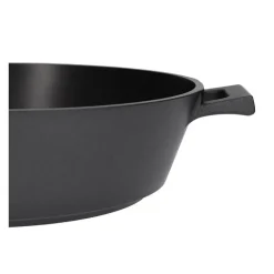 ZWIEGER OBSIDIAN Komplet Garnki 6 el z pokrywkami 5,5l/ 3,5l/ 2l +rondel + patelnie 20, 24, 28 cm + głęboka 28 cm / GREBLON