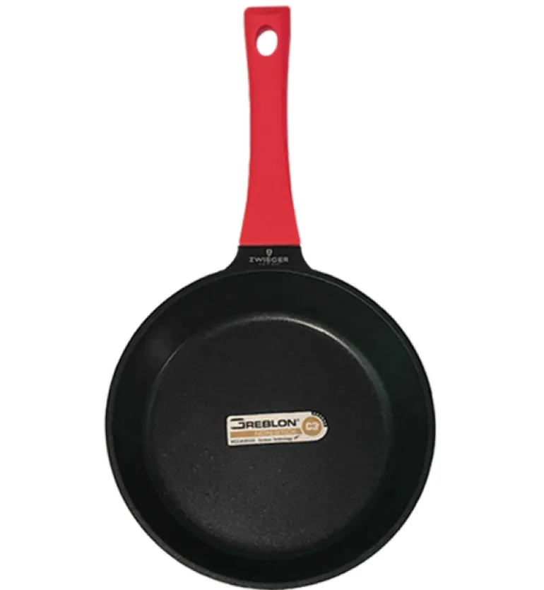 ZWIEGER OBSIDIAN Komplet garnków z pokrywkami 6 el + patelnie Zwieger Obsidian 24, 28 cm + pokrywki 24, 28 cm