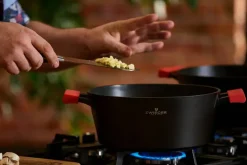 ZWIEGER OBSIDIAN Komplet garnków z pokrywkami 3 L, 5 L / GREBLON C3+