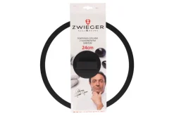 ZWIEGER OBSIDIAN Komplet patelni z pokrywkami / powłoka GREBLON non- stick / 24, 28 cm