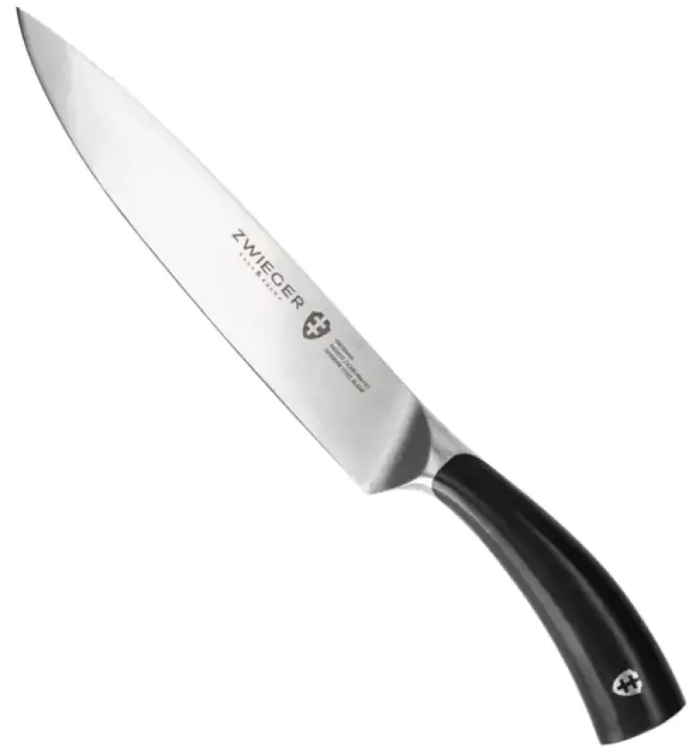 ZWIEGER OBSIDIAN Nóż kuchenny / do plastrowania 20 cm / niemiecka stal nierdzewna