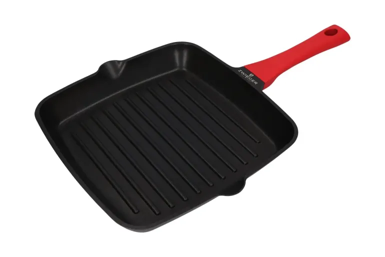ZWIEGER OBSIDIAN Patelnia grillowa 28 cm GREBLON non- stick