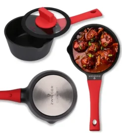 ZWIEGER OBSIDIAN Rondel z pokrywką 1l/ 16 cm GREBLON