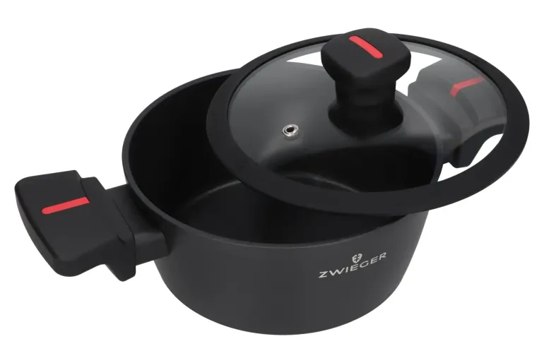 ZWIEGER RED LINE Garnek 1,8 L z pokrywką 18 cm / powłoka TitanEX