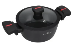 ZWIEGER RED LINE Garnek 1,8 L z pokrywką 18 cm / powłoka TitanEX