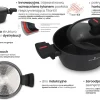 ZWIEGER RED LINE Komplet garnków z pokrywkami 18, 20, 24 cm + Patelnie 20, 24, 28 cm + Patelnia do naleśników 24 cm