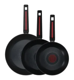 ZWIEGER RED LINE Komplet 3 patelni 20, 24, 28 cm / powłoka nieprzywierająca TitanEX