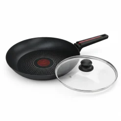 ZWIEGER RED LINE Patelnia 28 cm + Pokrywka szklana / powłoka TitanEX