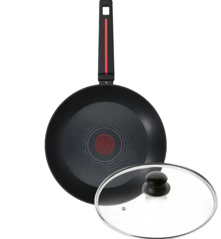 ZWIEGER RED LINE Patelnia 28 cm + Pokrywka szklana / powłoka TitanEX