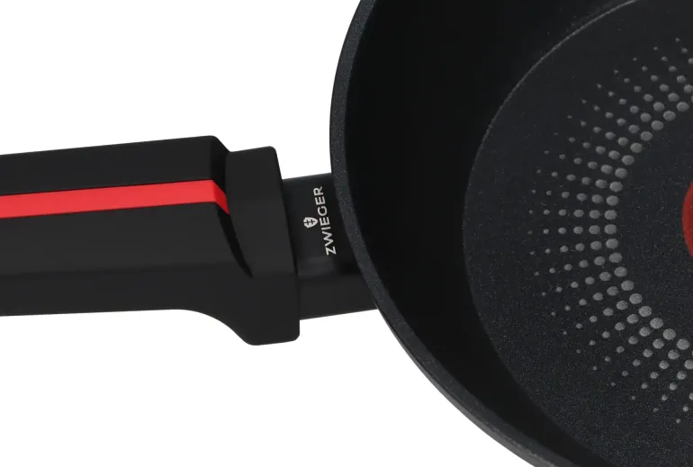 ZWIEGER RED LINE Patelnia 24 cm + pokrywka szklana / powłoka nieprzywierająca TitanEX