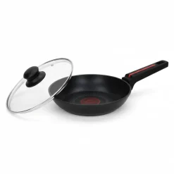 ZWIEGER RED LINE Patelnia 20 cm + pokrywka szklana / powłoka nieprzywierająca TitanEX