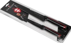 ZWIEGER RED LINE Zestaw noży 4 el / nóż do plastrowania + nóż uniwersalny + nóż szefa kuchni + nóż do warzyw i owoców