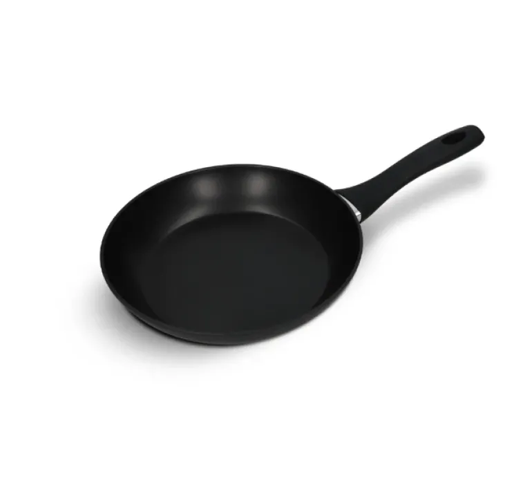 ZWIEGER ROCCA Komplet Patelnia 20, 28 cm +pokrywki silikonowe | aluminium | powłoka ceramiczna | indukcja