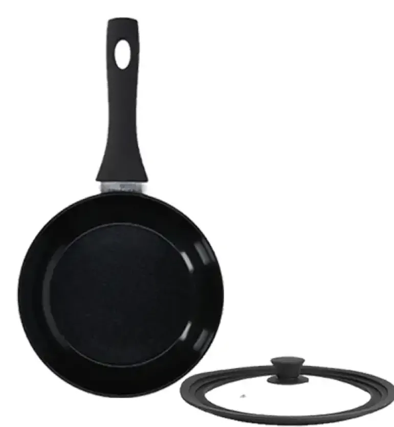 ZWIEGER ROCCA Patelnia 28 cm + pokrywka silikonowa | aluminium | powłoka ceramiczna | indukcja