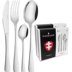 ZWIEGER VARELLO Sztućce Komplet 48 elementów dla 12 osób - stal 18/10
