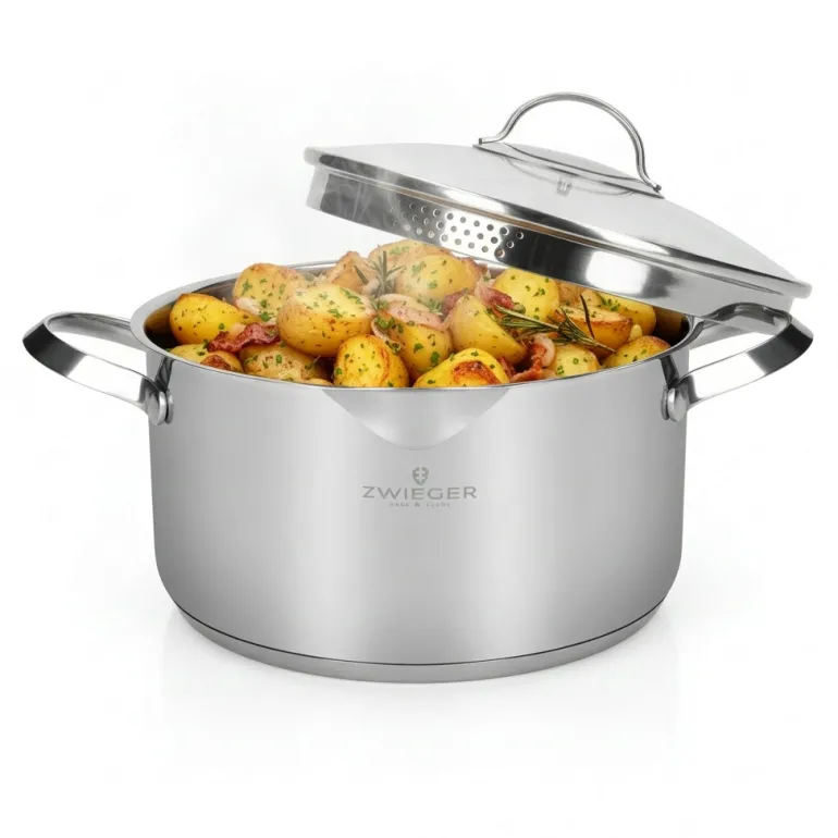 ZWIEGER VERON Garnek 5,6 l z pokrywką 24 cm / stal nierdzewna
