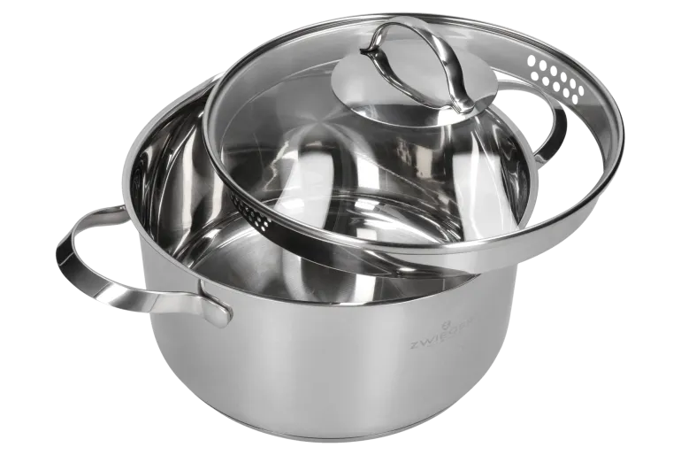 ZWIEGER VERON Komplet garnków 6 el z pokrywkami 20, 22, 24 cm + Patelnie 20, 24, 28 cm