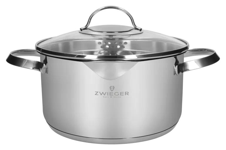 ZWIEGER VERON Komplet garnków 6 el z pokrywkami 20, 22, 24 cm + Brytfanna Veron 32 cm