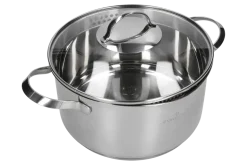 ZWIEGER VERON Komplet garnków z pokrywkami 22, 24 cm + 3 patelnie + pokrywki uni / stal nierdzewna