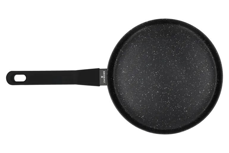 ZWIEGER VERON Komplet garnków z pokrywkami 22, 24 cm + 3 patelnie + pokrywki uni / stal nierdzewna
