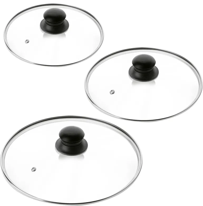 ZWIEGER VERON Komplet garnków z pokrywkami 22, 24 cm + 3 patelnie + pokrywki uni / stal nierdzewna