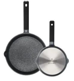 ZWIEGER VESNA Komplet garnków 6 el z pokrywkami 20, 24, 28 cm + Patelnie 20, 28 cm + Brytfanna VERON / indukcja