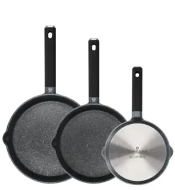ZWIEGER VESNA Komplet garnków 6 el z pokrywkami 20, 24, 28 cm + Rondel 16 cm + Patelnie 20, 24, 28 cm + Brytfanna VERON / indukcja