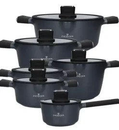 ZWIEGER VESNA Komplet 6 garnków z pokrywkami / non-stick / indukcja