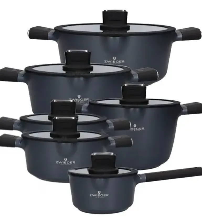 ZWIEGER VESNA Komplet 6 garnków z pokrywkami / non-stick / indukcja