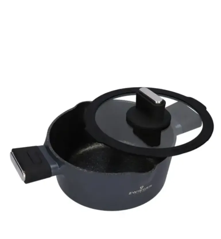 ZWIEGER VESNA Komplet 2 garnków z pokrywkami + Patelnie 24, 28 cm / non-stick / indukcja