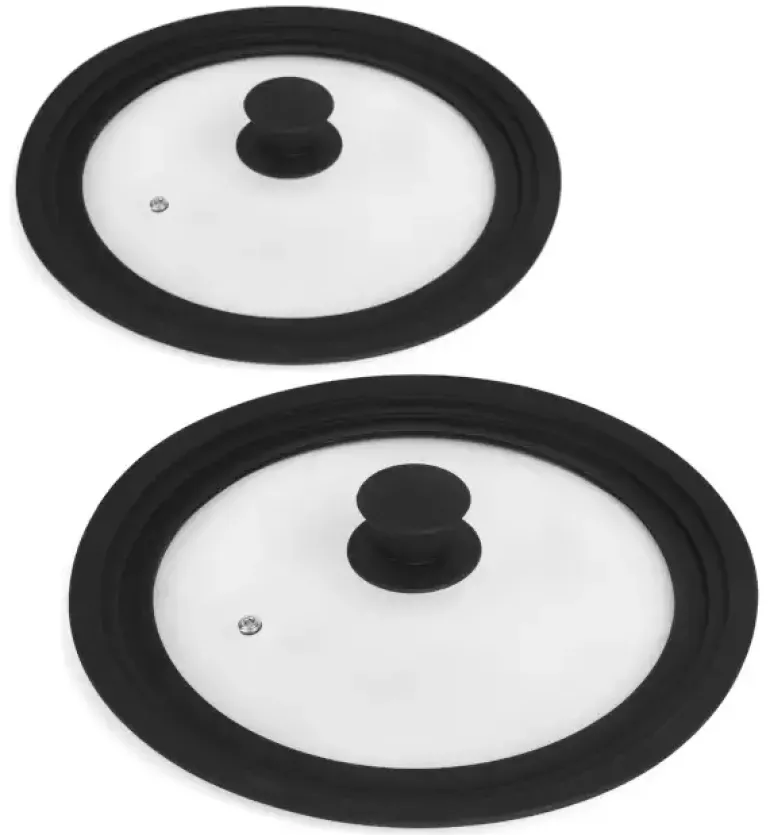 ZWIEGER VESNA Komplet 5 garnków z pokrywkami + Patelnie 20, 24, 28 cm + Pokrywki silikonowe KAIA HOME / non-stick / indukcja